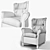 Elegant Amadeus Chair: Classic Design 3D model small image 3