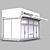 Versatile 4-Piece Kiosk Set 3D model small image 3