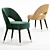 Modern Collins Dining Chair 3D model small image 2