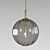 Modern Brass Pendant Light 3D model small image 1