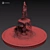 Elegant 3D Classic Fountain 3D model small image 4