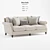 Elegant Bernhardt Brae Sofa 3D model small image 1