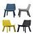 Sleek Seating Solution: Neat Lounge Chair 3D model small image 2