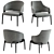 Modern Italian Design: Potocco Velis Chair 3D model small image 1