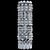 Crystal Lux Lirica SP3 Chrome Pendant 3D model small image 2