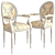 Elegant Round Back Dining Chairs 3D model small image 1