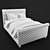 Luxury Chesterfield Upholstered Bed 3D model small image 2