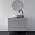 IKEA Blue Bathroom Furniture 3D model small image 2