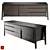 Natuzzi Euclide Sideboard: Sleek and Stylish Storage Solution 3D model small image 2