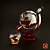 Globe Whiskey Decanter: Exquisite PBR Design 3D model small image 2