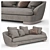 Title: Elegant Minotti Jacques Sofa 3D model small image 2