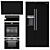 Smeg Complete Kitchen Set 3D model small image 1