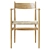 Modern CH37 Chair: Danish Design Excellence 3D model small image 2