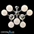 Bolla PL9: Stunning Crystal Chandelier 3D model small image 1
