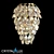 Crystal Lux CHARME AP2 Gold Pendant 3D model small image 1