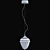 CLASSIC Charme SP1+1 Chrome Pendant 3D model small image 2