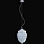 Crystal Lux CHARM SP3+3 Chrome Pendant 3D model small image 2