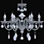 Crystal Lux DALIA SP6 Pendant Light - Classic Style 3D model small image 2