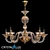 Venetian Dream Crystal Lux Chandelier 3D model small image 1