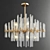 Exquisite Chandelier Collection: Haskell, Capiz, Cora, Odeon 3D model small image 3