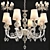 Vintage-inspired Pendant Chandelier 3D model small image 1