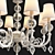 Vintage-inspired Pendant Chandelier 3D model small image 2