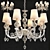 Vintage-inspired Pendant Chandelier 3D model small image 4