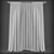 Elegant Polys Curtain Set 3D model small image 2