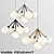 Elegant Mara Pendant Chandelier 3D model small image 1