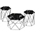 Modern Hexagon Side Table 3D model small image 2