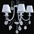 Emilia SP5 Art-Deco Pendant Light 3D model small image 2