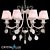 Emilia SP8: Exquisite Art-Deco Hanging Light 3D model small image 1