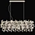 Crystal Lux Romeo SP8 Gold Pendant 3D model small image 2