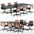 Modern Conference Set 3D model small image 1