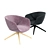 SP01 Anita Armchair: Stylish and Compact Seating Solution 3D model small image 1