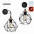 Galaxy Black Metal Sconce 3D model small image 1