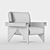 Luxury Montis Armchair: Ultimate Comfort & Style 3D model small image 3