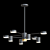 Sleek LED Scandinavian Pendant - Lampatron MERILL 8 3D model small image 1