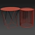 Versatile Side and Coffee Table 3D model small image 2