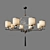 Modern Chinese Ceiling Light: Exquisite Design 3D model small image 1