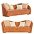 Elegant Archibald Sofa 3D model small image 1