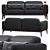 Comfort and Style: FIOTTO Sofa Set 3D model small image 1