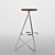 Modern Bar Chair - Stylish and Comfortable 3D model small image 1
