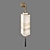 Elegant Oriental Wall Sconce 3D model small image 2