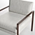LYN Armchair: Elegant Design, Exceptional Comfort 3D model small image 2
