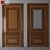 Sleek Steel Entry Door 3D model small image 2