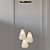 Opal Pendant Light: Timeless Elegance 3D model small image 2