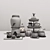 Spooky Halloween Tableware Set 3D model small image 3