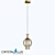 Crystal Lux CHIK SP1 Gold Pendant 3D model small image 1