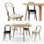 Modern Cafe Set: TON Malmo 707 3D model small image 1